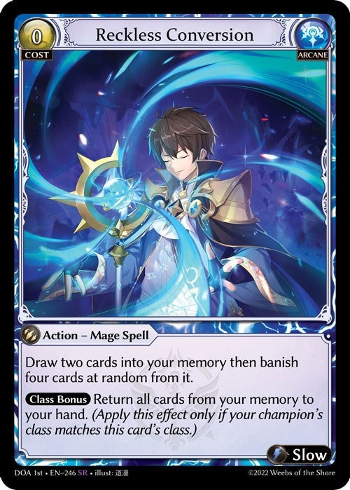 Image for Reckless Conversion (246) (Dawn of Ashes 1st Edition) - Grand Archive TCG