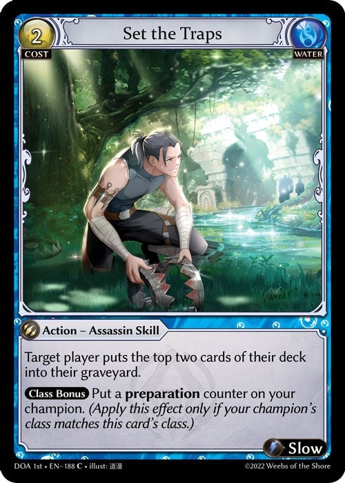 Image for Set the Traps (188) (Dawn of Ashes 1st Edition) - Grand Archive TCG