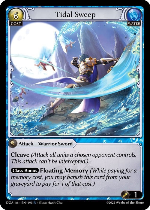 Image for Tidal Sweep (195) (Dawn of Ashes 1st Edition) - Grand Archive TCG