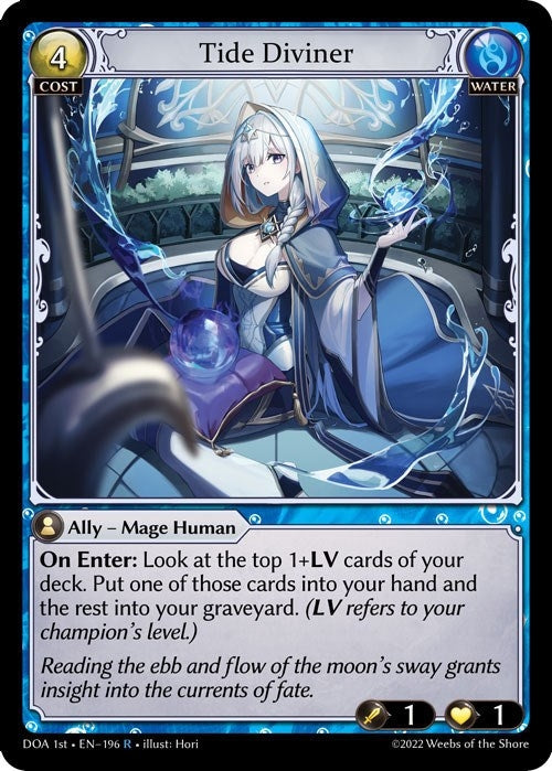 Image for Tide Diviner (196) (Dawn of Ashes 1st Edition) - Grand Archive TCG