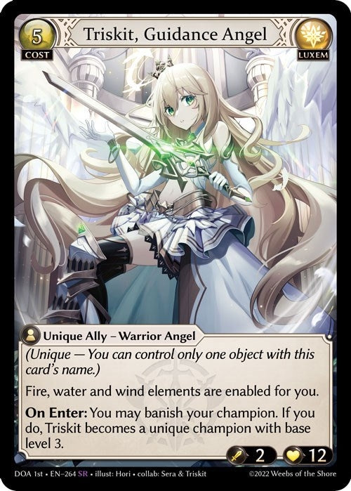 Image for Triskit, Guidance Angel (264) (Dawn of Ashes 1st Edition) - Grand Archive TCG