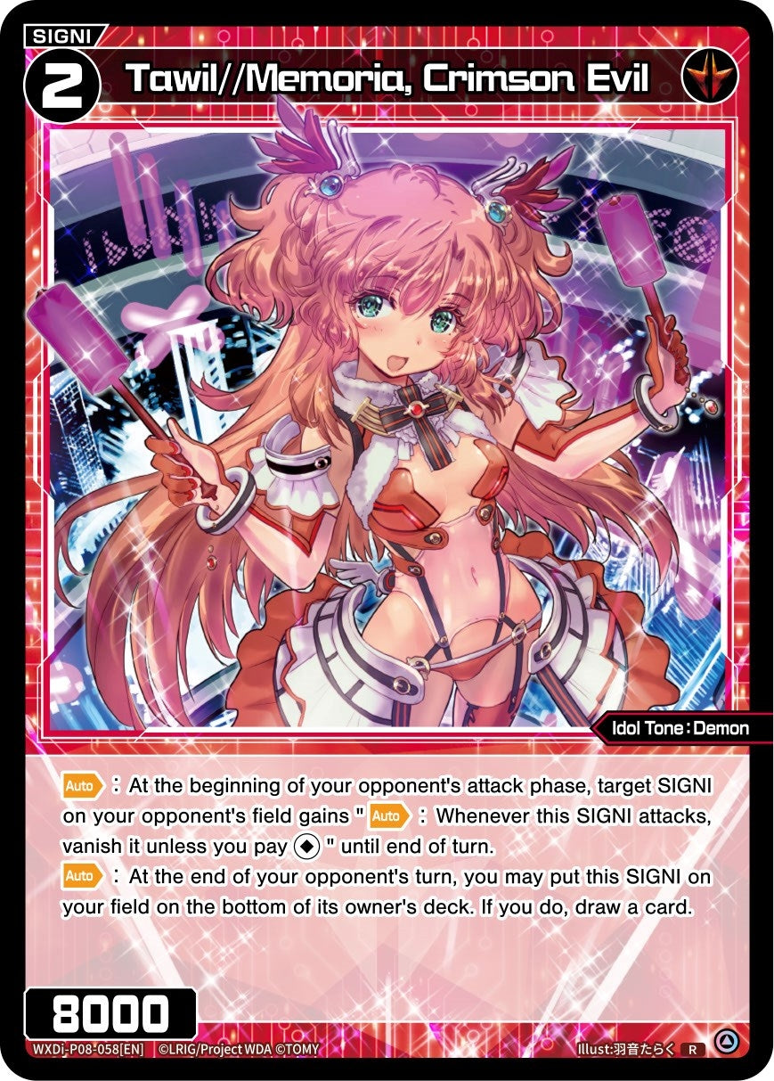 Tawil//Memoria Crimson Evil (8058) [WXDi-P08] - WIXOSS Single