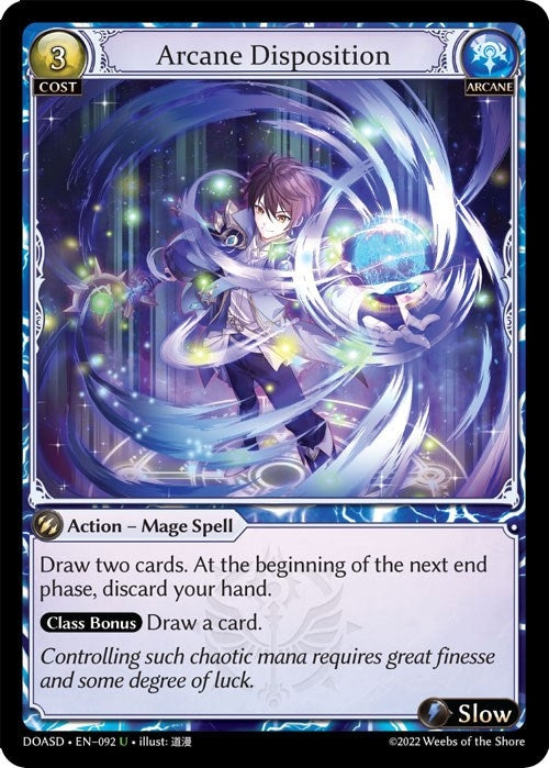 Image for Arcane Disposition (092) (Dawn of Ashes Starter Decks) - Grand Archive TCG
