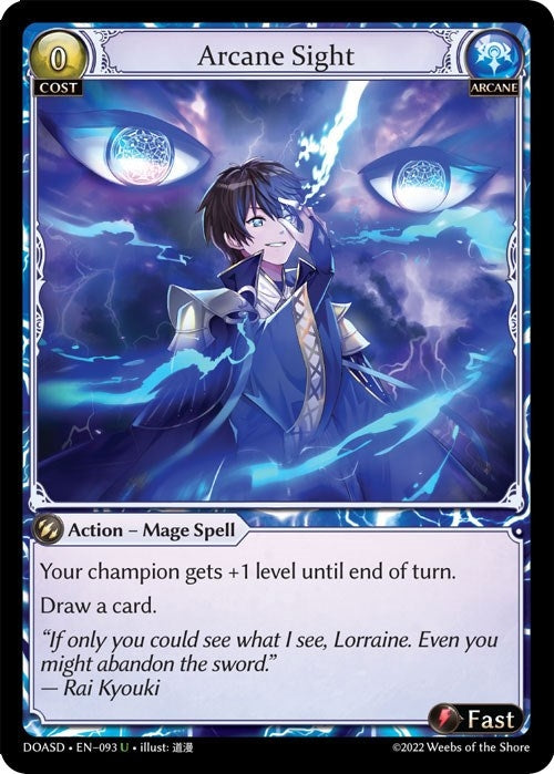 Image for Arcane Sight (093) (Dawn of Ashes Starter Decks) - Grand Archive TCG