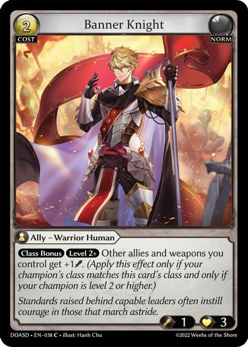 Image for Banner Knight (038) (Dawn of Ashes Starter Decks) - Grand Archive TCG