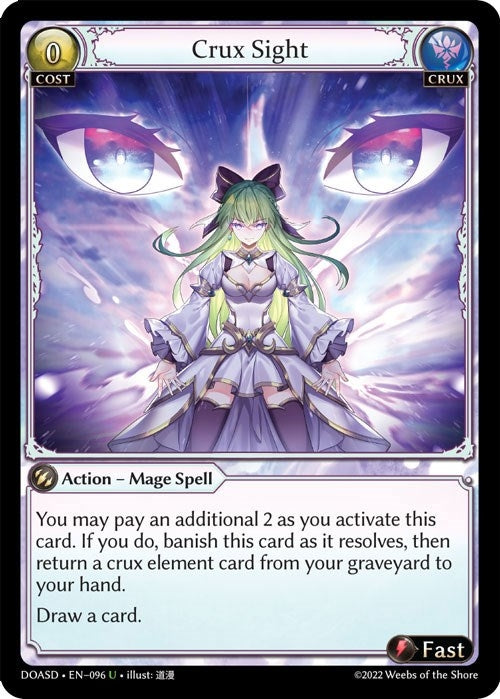 Image for Crux Sight (096) (Dawn of Ashes Starter Decks) - Grand Archive TCG