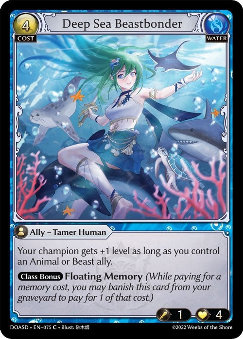 Image for Deep Sea Beastbonder (075) (Dawn of Ashes Starter Decks) - Grand Archive TCG