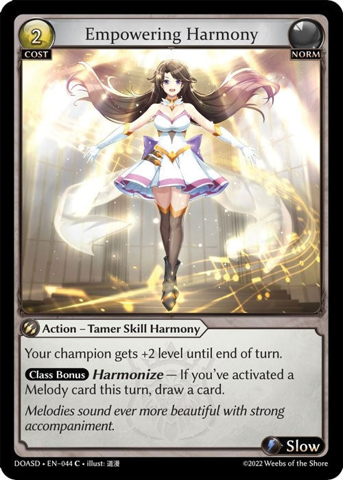 Image for Empowering Harmony (044) (Dawn of Ashes Starter Decks) - Grand Archive TCG