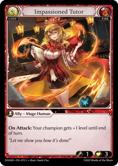 Image for Impassioned Tutor (072) (Dawn of Ashes Starter Decks) - Grand Archive TCG
