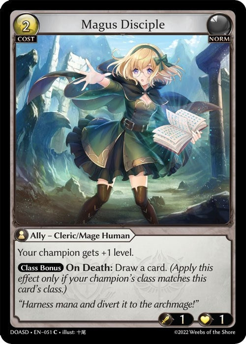 Image for Magus Disciple (051) (Dawn of Ashes Starter Decks) - Grand Archive TCG