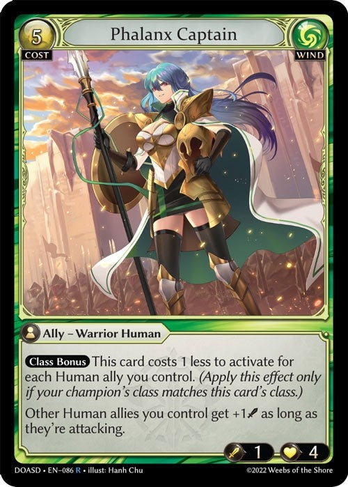 Image for Phalanx Captain (086) (Dawn of Ashes Starter Decks) - Grand Archive TCG