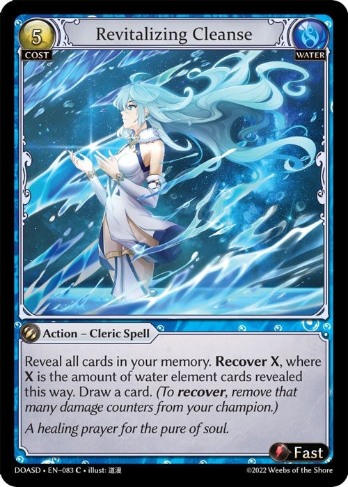Image for Revitalizing Cleanse (083) (Dawn of Ashes Starter Decks) - Grand Archive TCG