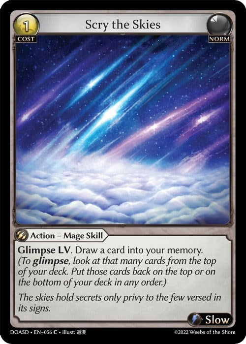Image for Scry the Skies (056) (Dawn of Ashes Starter Decks) - Grand Archive TCG