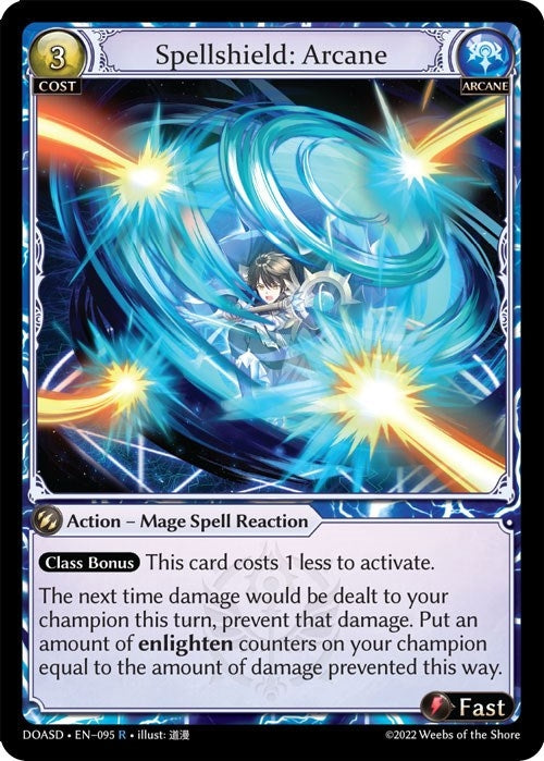 Image for Spellshield: Arcane (095) (Dawn of Ashes Starter Decks) - Grand Archive TCG