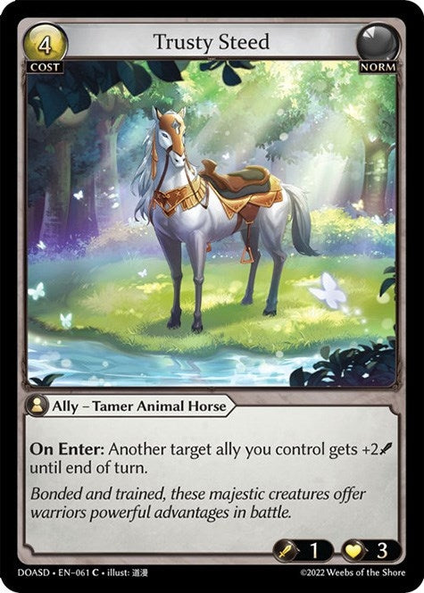 Image for Trusty Steed (061) (Dawn of Ashes Starter Decks) - Grand Archive TCG