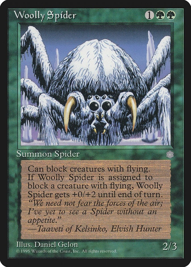 Woolly Spider [ICE] - MTG Single