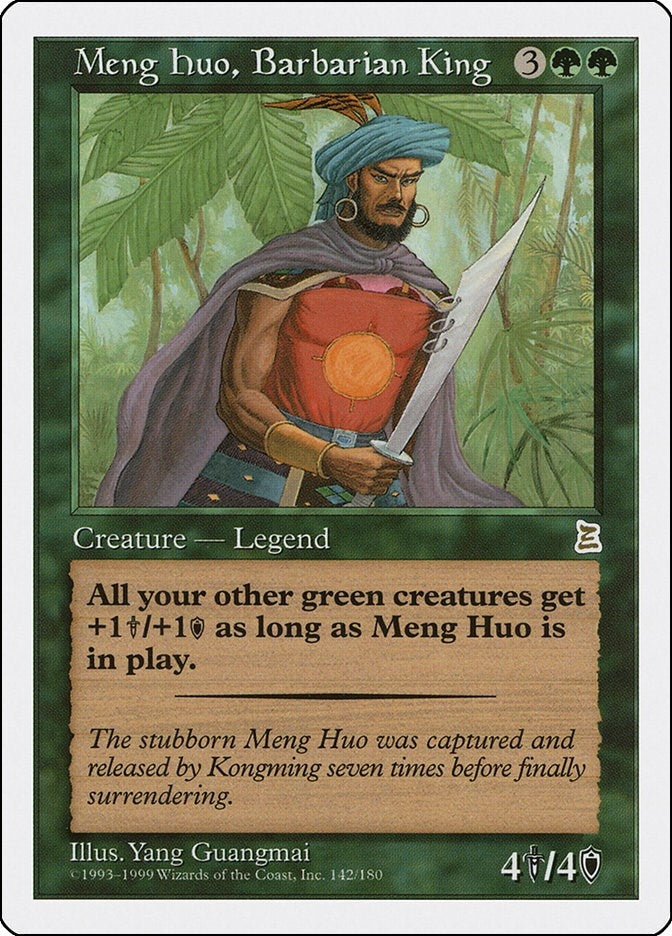 Meng Huo Barbarian King (142) [PTK] - MTG Single