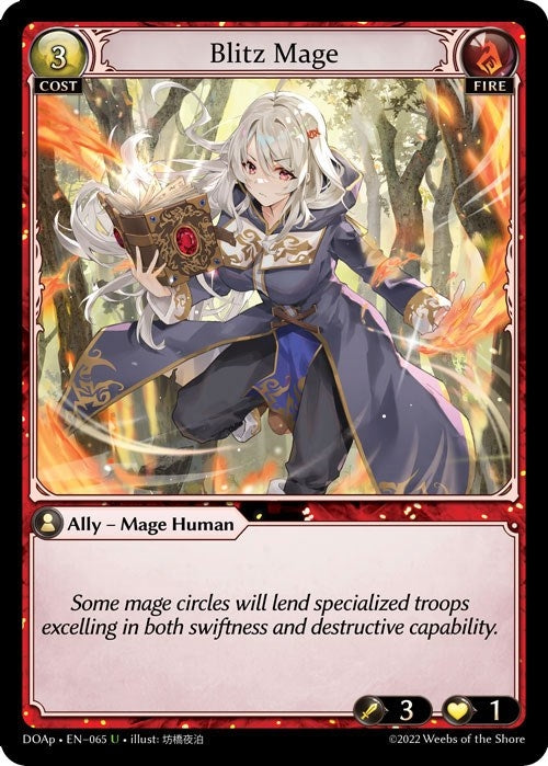 Image for Blitz Mage (065) (Dawn of Ashes Prelude) - Grand Archive TCG