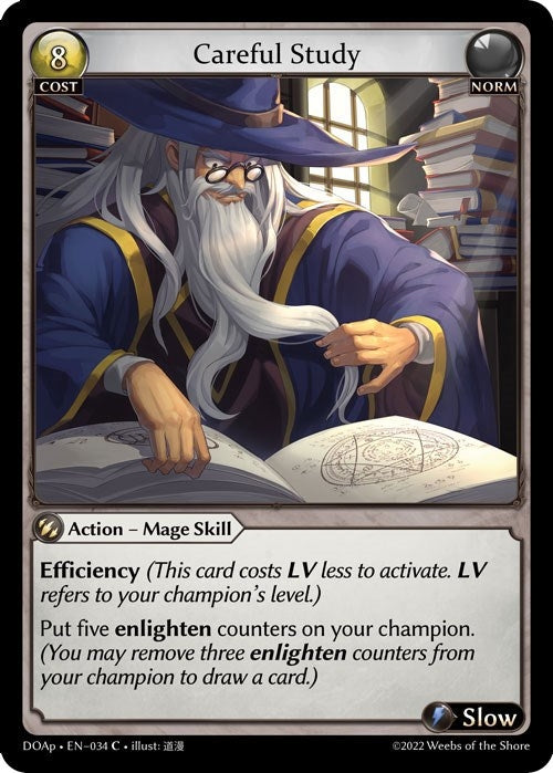 Image for Careful Study (034) (Dawn of Ashes Prelude) - Grand Archive TCG
