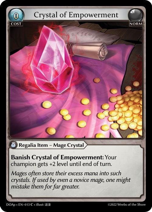 Image for Crystal of Empowerment (013) (Dawn of Ashes Prelude) - Grand Archive TCG