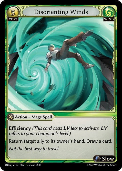 Image for Disorienting Winds (086) (Dawn of Ashes Prelude) - Grand Archive TCG