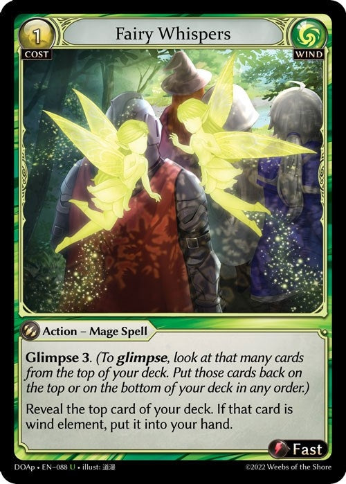 Image for Fairy Whispers (088) (Dawn of Ashes Prelude) - Grand Archive TCG