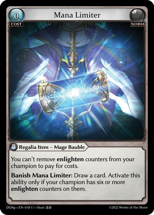 Image for Mana Limiter (018) (Dawn of Ashes Prelude) - Grand Archive TCG