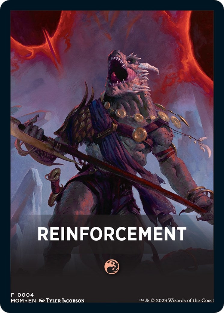 Reinforcement Theme Card (0) [MOM] - MTG Single
