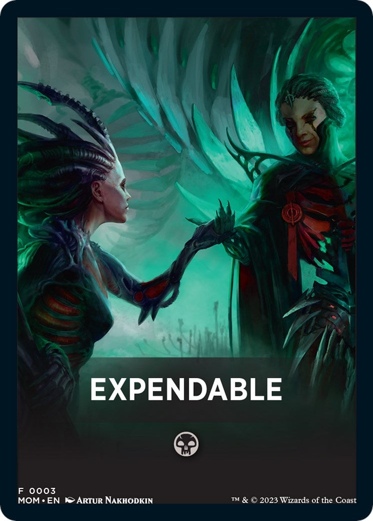 Expendable Theme Card (0) [MOM] - MTG Single