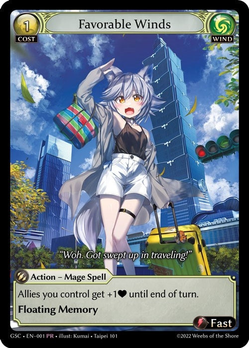 Image for Favorable Winds (001) (Promotional Cards) - Grand Archive TCG