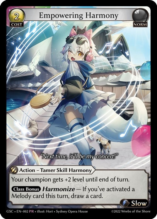 Image for Empowering Harmony (002) (Promotional Cards) - Grand Archive TCG