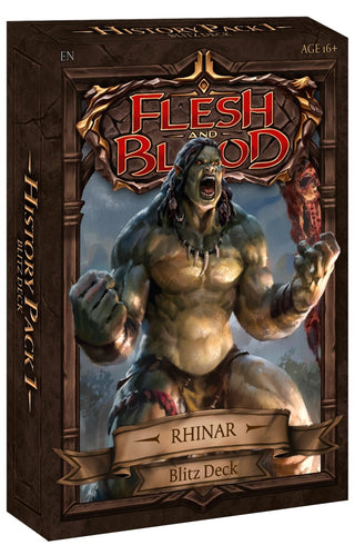 Historic Pack 1 Blitz Deck - Rhinar [1HP] - Flesh and Blood TCG Sealed