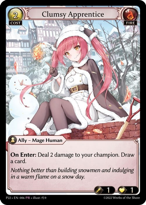Image for Clumsy Apprentice (006) (Promotional Cards) - Grand Archive TCG