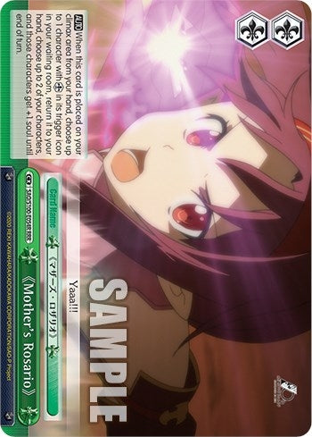 ’Mother’s Rosario’ (RRR) (100054) [SAO/S100] - Weiss Schwarz Single