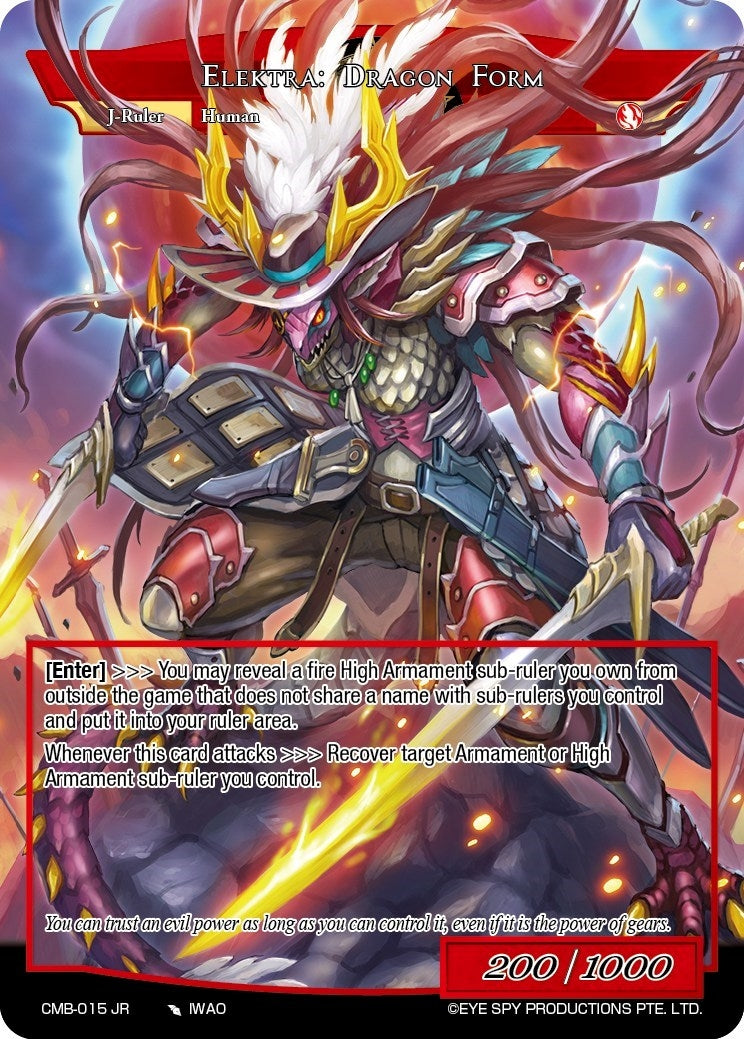 Armament Refinement // Elektra: Dragon Form (15) [CMB] - Force of Will Single