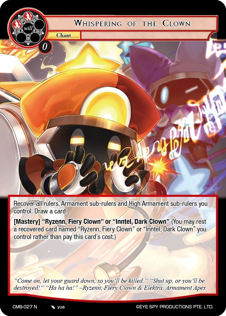 Whispering of the Clown (27) [CMB] - Force of Will Single