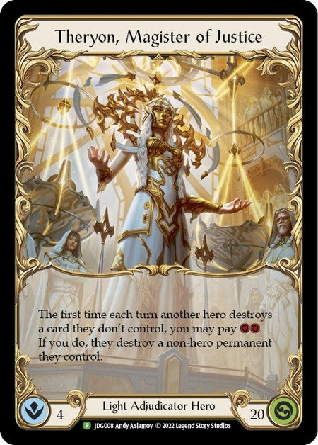 Theryon Magister of Justice (8) [PR] - Flesh and Blood TCG Single
