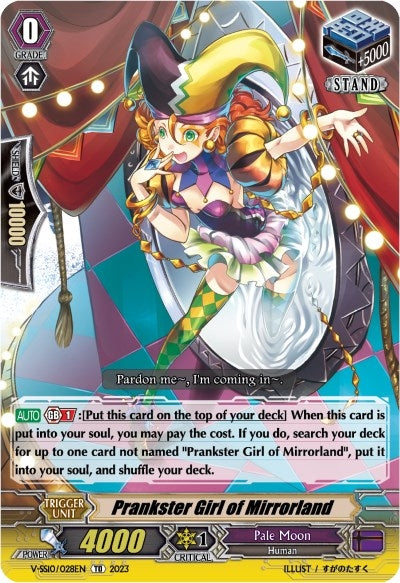 Prankster Girl of Mirrorland (10028) [V-SS10] - Cardfight Vanguard Single