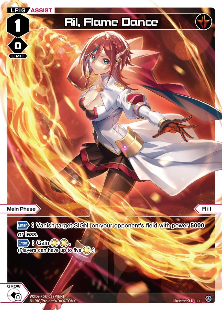 Ril Flame Dance (Parallel Foil) (8028) [WXDi-P08] - WIXOSS Single