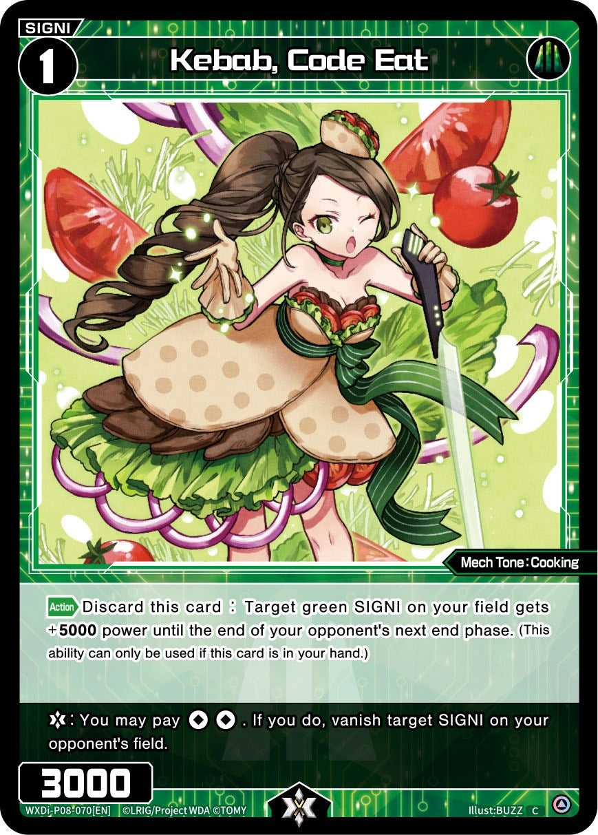 Kebab Code Eat (8070) [WXDi-P08] - WIXOSS Single