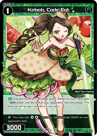 Kebab Code Eat (Parallel Foil) (8070) [WXDi-P08] - WIXOSS Single