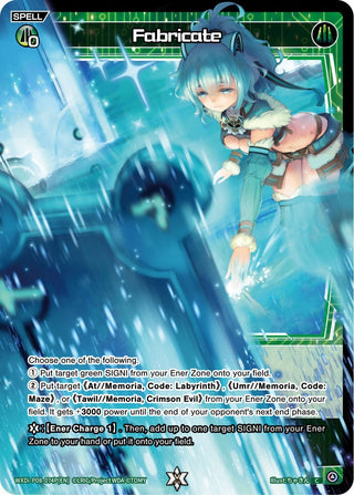 Fabricate (Parallel Foil) (8074) [WXDi-P08] - WIXOSS Single