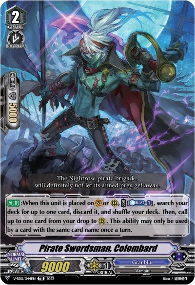 Pirate Swordsman Colombard (10044) [V-SS10] - Cardfight Vanguard Single