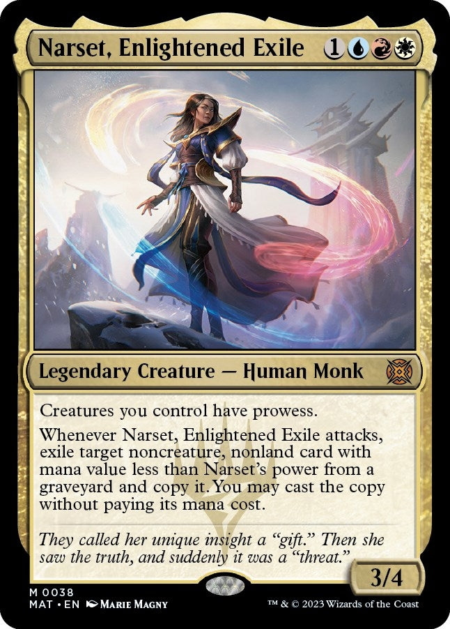 Narset Enlightened Exile (38) [MAT] - MTG Single