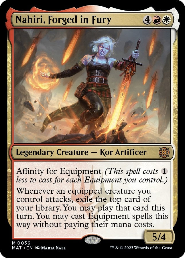 Nahiri Forged in Fury (36) [MAT] - MTG Single