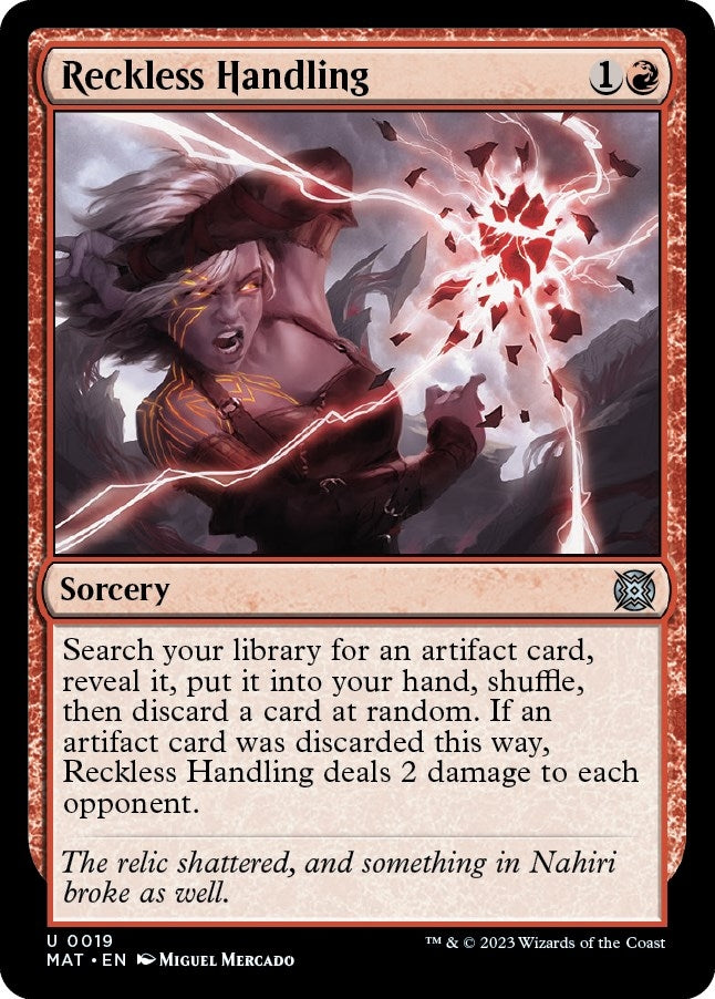 Reckless Handling (19) [MAT] - MTG Single