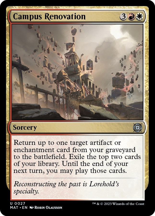 Campus Renovation (27) [MAT] - MTG Single