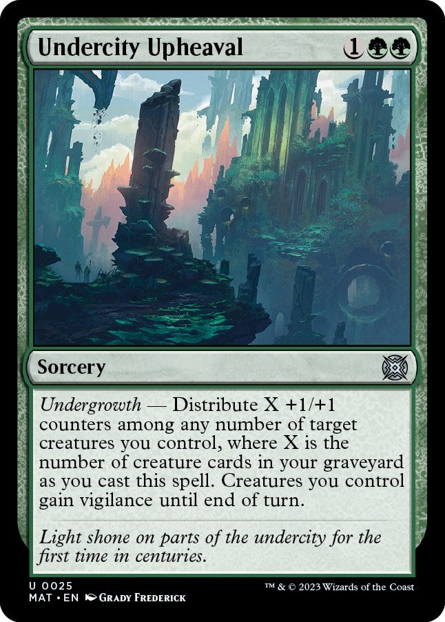 Undercity Upheaval (25) [MAT] - MTG Single
