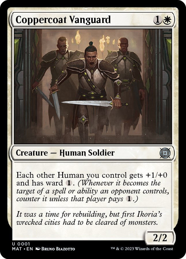 Coppercoat Vanguard (1) [MAT] - MTG Single