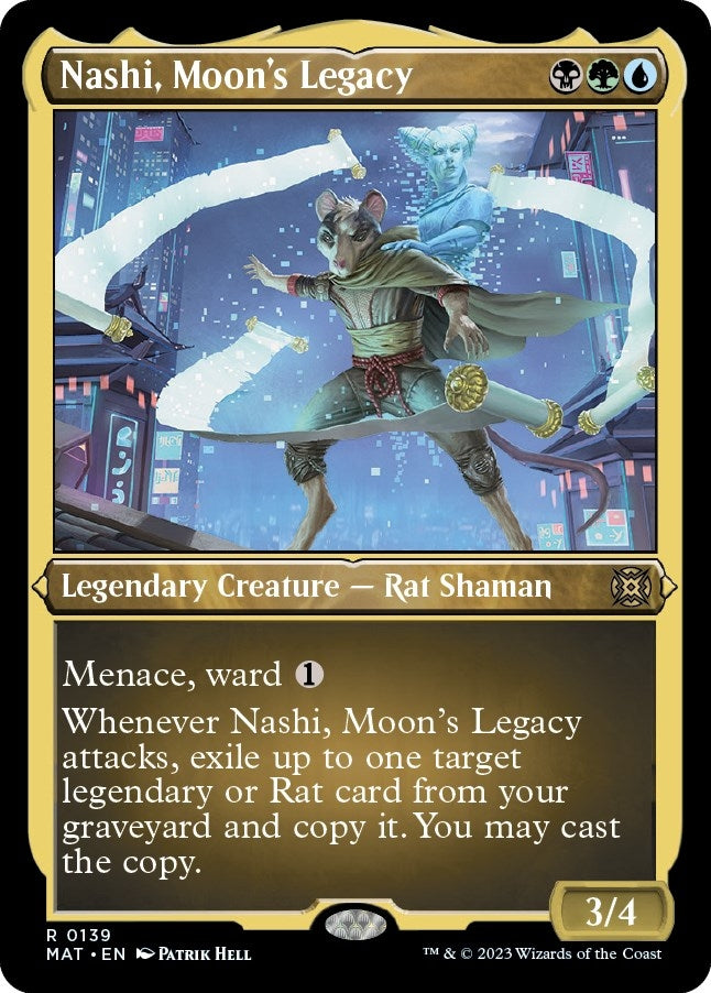 Nashi Moon’s Legacy (Foil Etched) (139) [MAT] - MTG Single